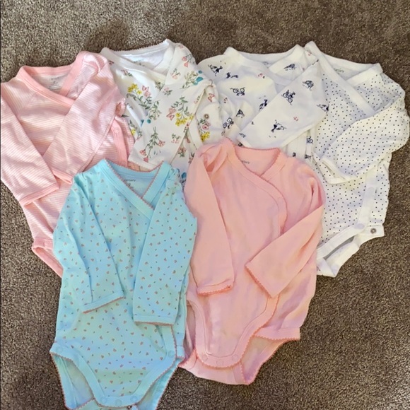carter's side snap onesies